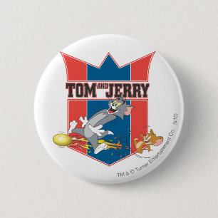 Badge Rond 5 Cm Tom et Jerry Soccer (Football) 7