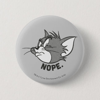 Badge Rond 5 Cm Tom Et Jerry | Tom Dit Non