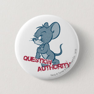 Badge Rond 5 Cm Tom et Jerry Tough Mouse 2