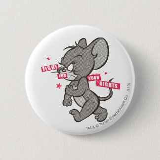 Badge Rond 5 Cm Tom et Jerry Tough Mouse 3