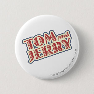Badge Rond 5 Cm Tom et logo de Jerry