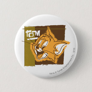 Badge Rond 5 Cm Tom Joyeux Visage