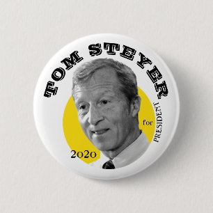 Badge Rond 5 Cm Tom Steyer pour le président