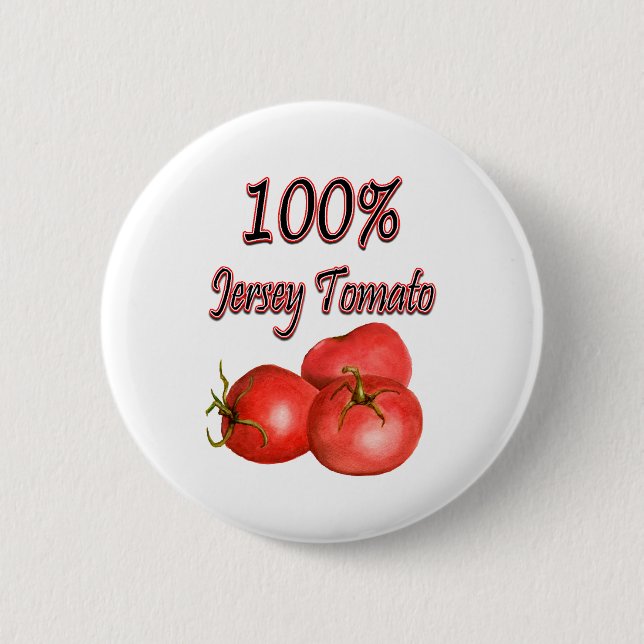 Badge Rond 5 Cm Tomate 100% du Jersey (Devant)