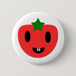 Badge Rond 5 Cm Tomate de dentifrice