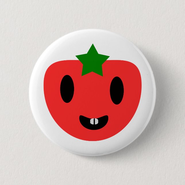 Badge Rond 5 Cm Tomate de dentition (Devant)