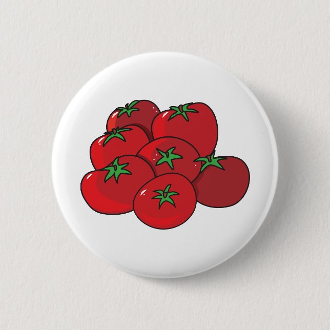 Badge Rond 5 Cm Tomates (Devant)
