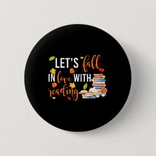 Badge Rond 5 Cm Tombons amoureux de la lecture de livres amusants
