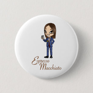 Badge Rond 5 Cm Tommy Cash Espresso Macchiato Eurovision 2025 Esto