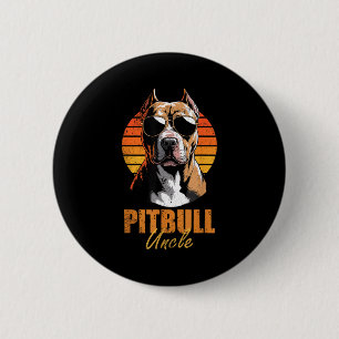 Badge Rond 5 Cm Tonton drôle de style rétro cool Tbull Amoureux de
