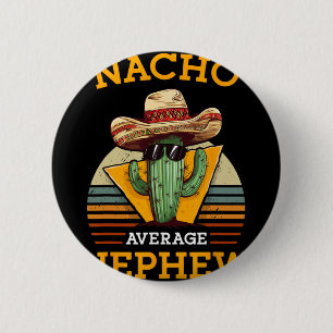 Badge Rond 5 Cm Tonton Nacho Moyen Drôle Mexicain Vintage Funny Ci