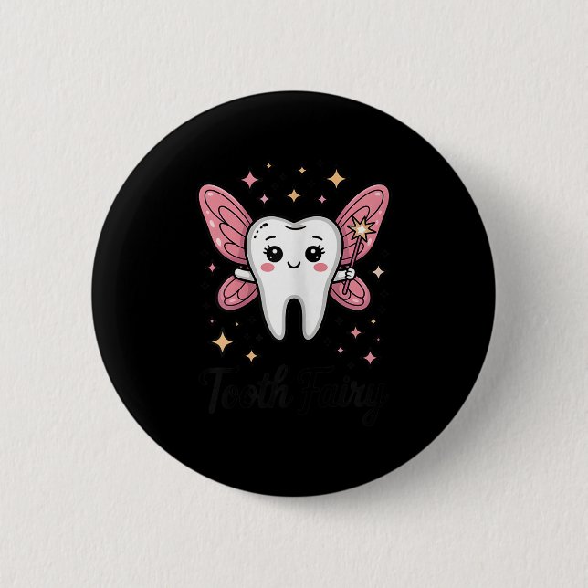Badge Rond 5 Cm Tooth Fairy Halloween  (Devant)