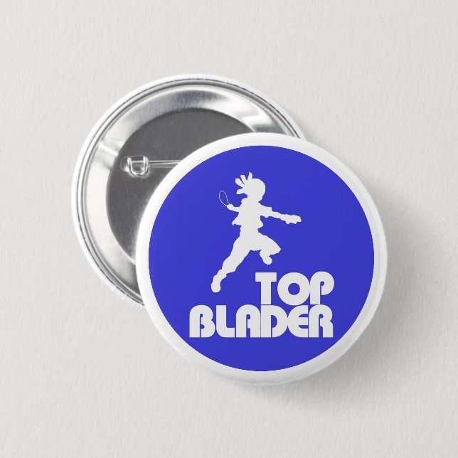 Badge Rond 5 Cm Top Blader Pin! (Devant & derrière)