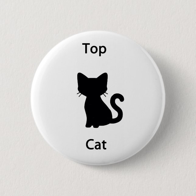 Badge Rond 5 Cm Top Cat (Devant)