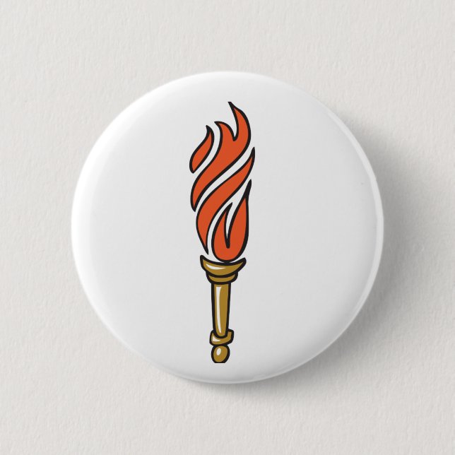 BADGE ROND 5 CM TORCH NO GLOW (Devant)