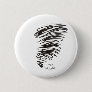 Badge Rond 5 Cm Tornade de tourbillonnement
