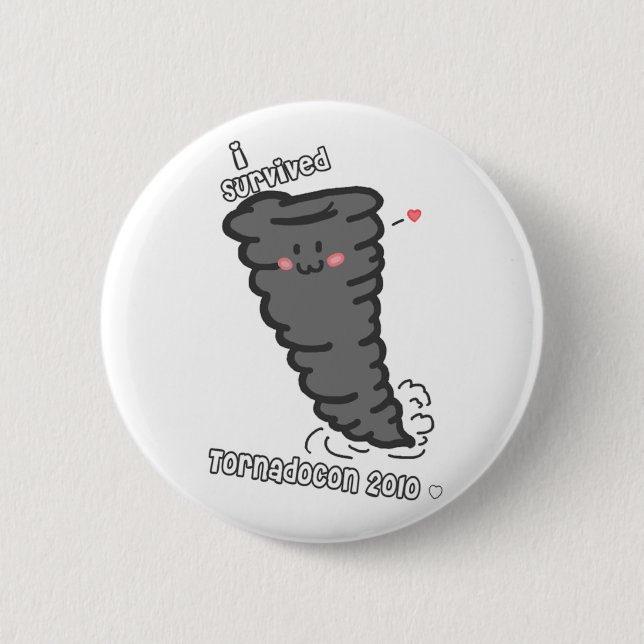Badge Rond 5 Cm TornadoCon (Devant)