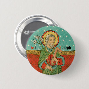 Badge Rond 5 Cm Torse supérieur de Saint-Joseph (Détail; VVP 09)