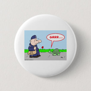 BADGE ROND 5 CM TORTUE GRRR DE FACTEUR