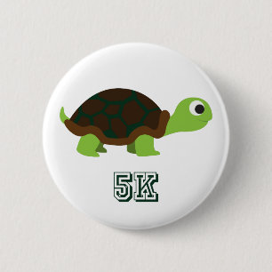 Badge Rond 5 Cm Tortue mignonne 5K
