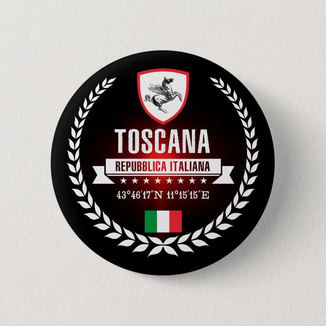 Badge Rond 5 Cm Toscana (Devant)