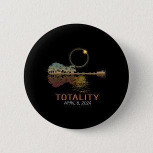 Badge Rond 5 Cm Total Solaire Eclipse Chemise Totalité Eclipse Gui