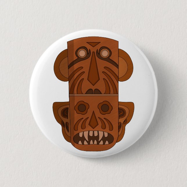 Badge Rond 5 Cm Totem (Devant)
