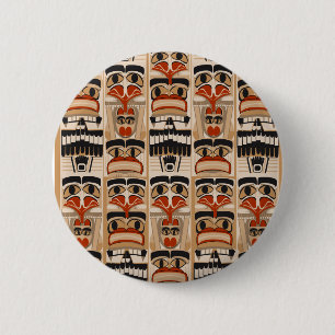 Badge Rond 5 Cm Totem Polonais