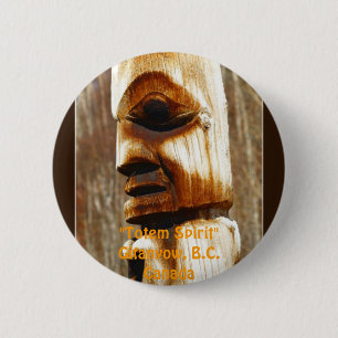 Badge Rond 5 Cm TOTEM SPIRIT Art Collection