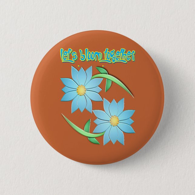 Badge Rond 5 Cm touche de printemps (Devant)