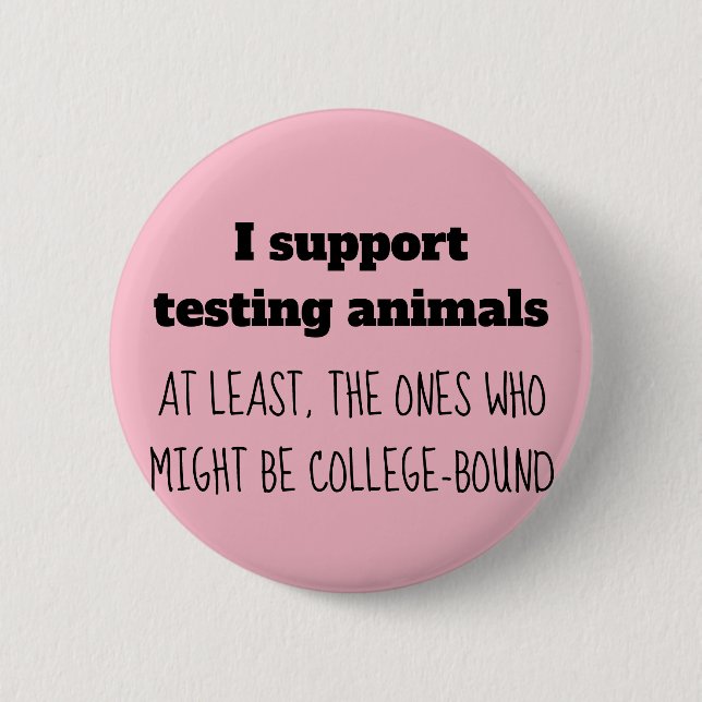 Badge Rond 5 Cm Touche "TEST" de Pro-Animal (Devant)