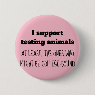 Badge Rond 5 Cm Touche "TEST" de Pro-Animal