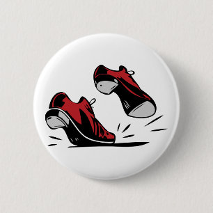 Badge Rond 5 Cm Toucher Chaussures dansantes