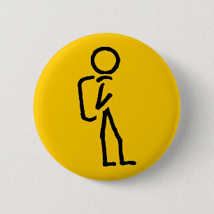 Badge Rond 5 Cm Toucher seule la route