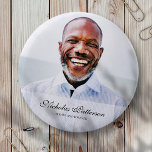 Badge Rond 5 Cm Toujours et toujours | Classic Simple Photo Memori<br><div class="desc">Ce design simple et classique est composé de typographie serif et cursive et d'ajouter une photo personnalisée.</div>