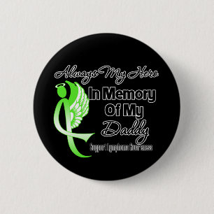 Badge Rond 5 Cm Toujours mon héros dans le papa de mémoire -