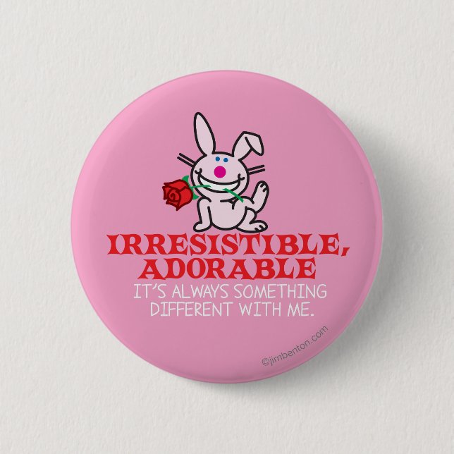 Badge Rond 5 Cm Toujours quelque chose de différent (Devant)