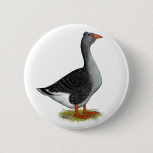 Badge Rond 5 Cm Toulouse Goose