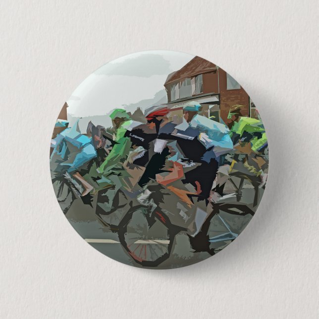 Badge Rond 5 Cm Tour de France 2014 (Devant)