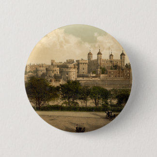 Badge Rond 5 Cm Tour de Londres, Londres, Angleterre