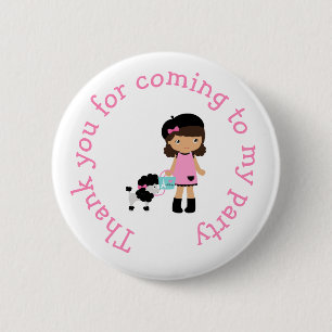 Badge Rond 5 Cm Tour Eiffel Afrique-américaine