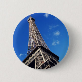 Badge Rond 5 Cm Tour Eiffel Paris Europe Travel