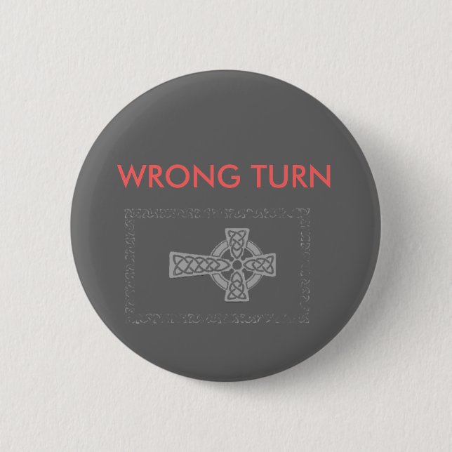 Badge Rond 5 Cm Tour faux au bouton d'Albequerque (Devant)