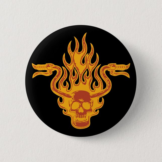 Badge Rond 5 Cm Tour occupé (Devant)