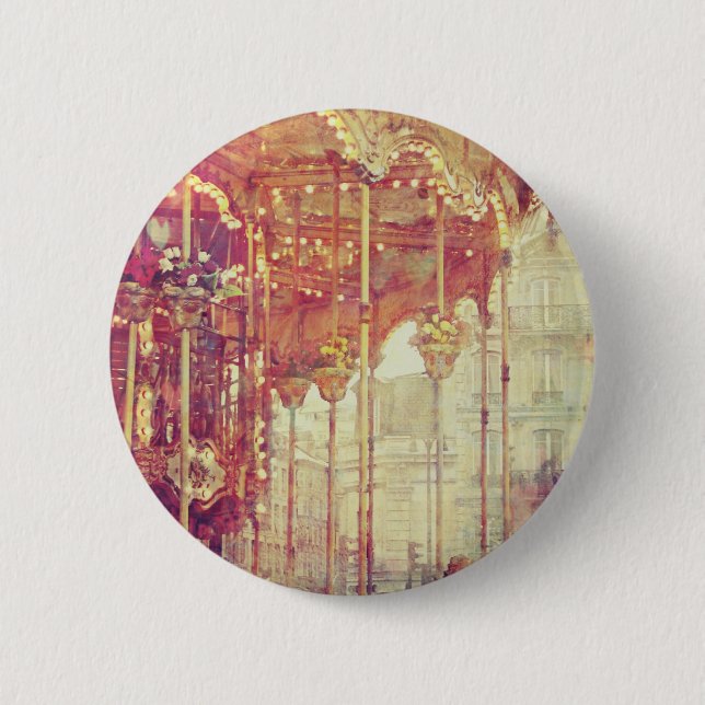 Badge Rond 5 Cm Tour rêveur (Devant)