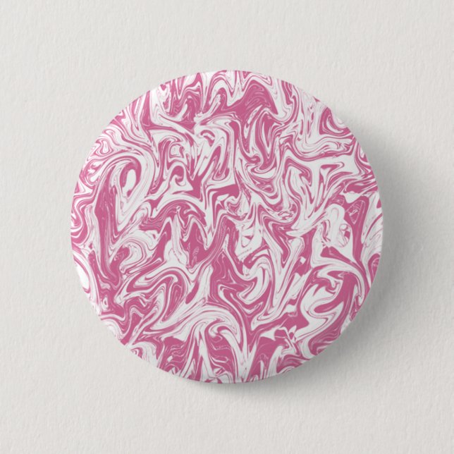 Badge Rond 5 Cm Tourbillon rose et blanc (Devant)