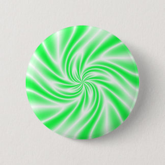 Badge Rond 5 Cm Tourbillon vert psychédélique