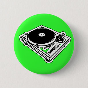 Badge Rond 5 Cm Tourne-disque