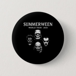 Badge Rond 5 Cm Tournée mondiale Summerween 2025 Monstres Amusemen