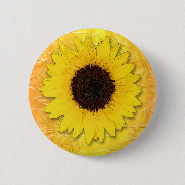 BADGE ROND 5 CM TOURNESOL (Devant)